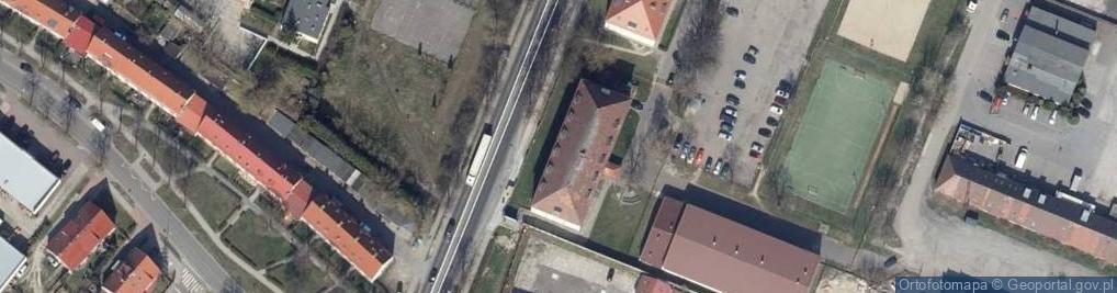 Zdjęcie satelitarne Społeczne Gimnazjum Sto