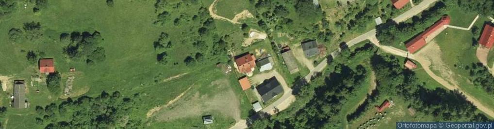 Zdjęcie satelitarne Pokoje gościnne Wojciech Wojtowicz Nocleg Wierchomla Mała Apart