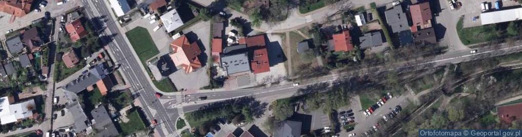 Zdjęcie satelitarne Zajazd Beskid