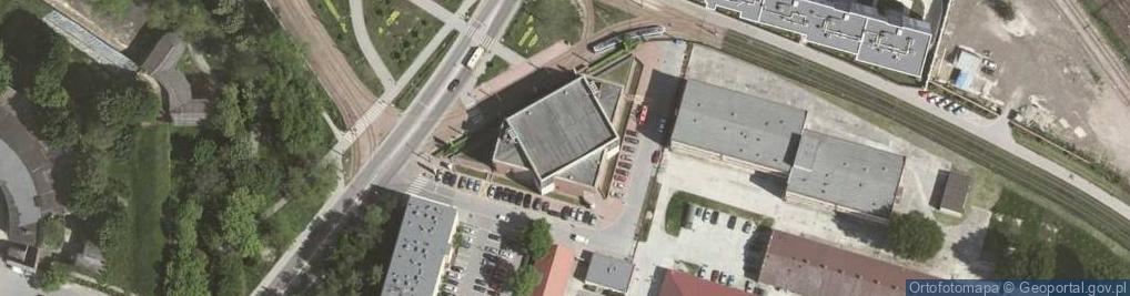 Zdjęcie satelitarne Centrum Sportu i Rekreacji Politechniki Krakowskiej
