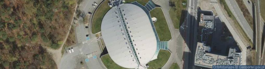 Zdjęcie satelitarne Gdynia - Hala Sportowo-Widowiskowa
