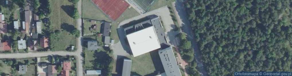 Zdjęcie satelitarne Hala sportowa przy Zespole Szkół Publicznych
