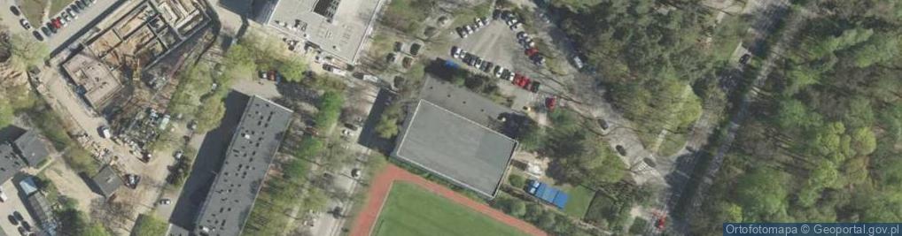 Zdjęcie satelitarne Hala sportowa Uniwersytetu Medycznego