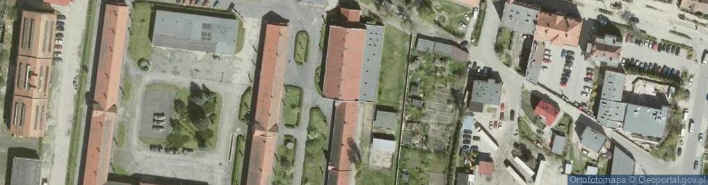 Zdjęcie satelitarne Hala Sportowa WKS Śląsk