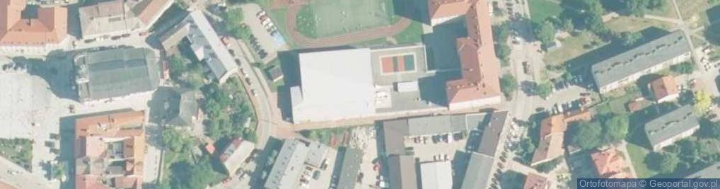 Zdjęcie satelitarne Hala sportowa ZSP nr 3 w Wadowicach