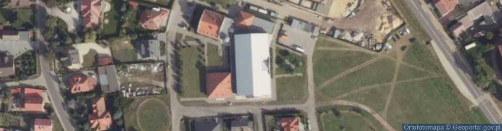 Zdjęcie satelitarne Hala sportowa