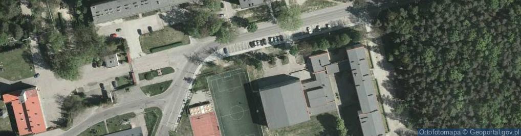 Zdjęcie satelitarne Hala sportowa