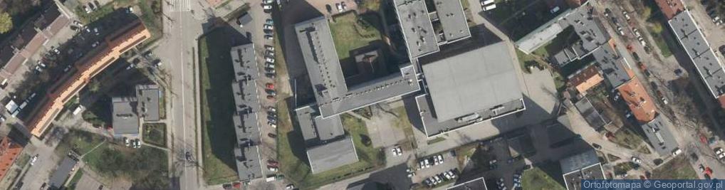 Zdjęcie satelitarne Hala sportowa