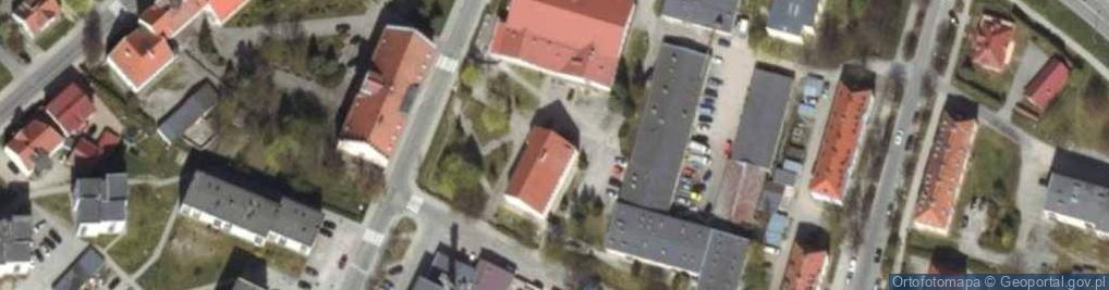Zdjęcie satelitarne Hala sportowa