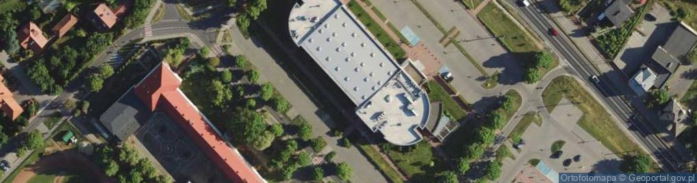 Zdjęcie satelitarne Hala sportowo - widowiskowa