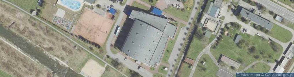 Zdjęcie satelitarne Hala Widowiskowo - Sportowa Nad Kamienicą