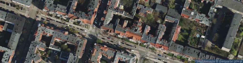 Zdjęcie satelitarne Hostel Poznań