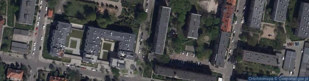 Zdjęcie satelitarne NOCLEGI LEGNICA KWATERY PRACOWNICZE POKOJE Wynajem pokojów oraz