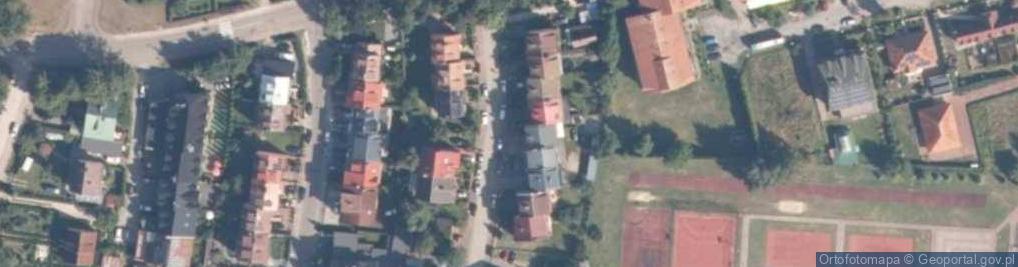 Zdjęcie satelitarne Noclegi Pod Różą Sylwester Szmaciński
