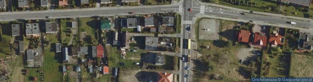 Zdjęcie satelitarne Noclegi pod Topolami
