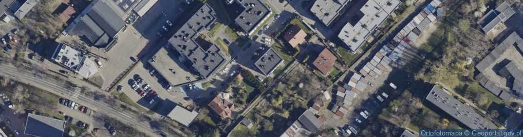 Zdjęcie satelitarne Noclegi pracownicze Gliwice Amber