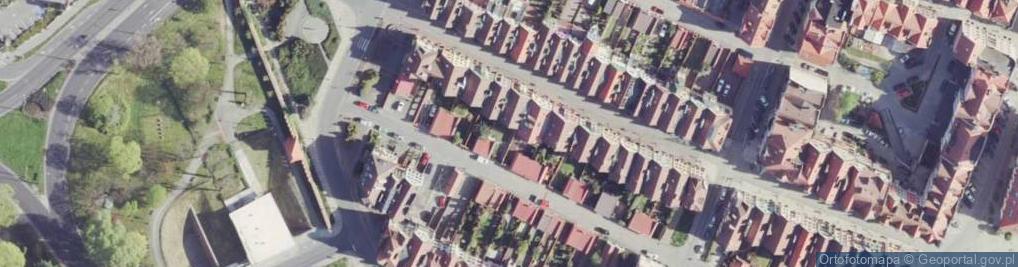 Zdjęcie satelitarne Pokoje Gościnne SLK noclegi-hostel