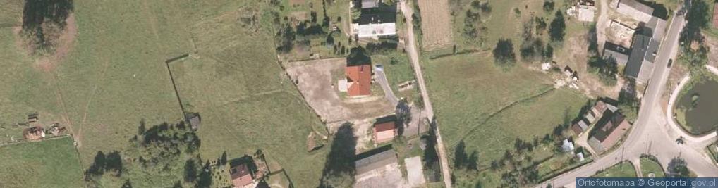 Zdjęcie satelitarne Villa ŁĄGI Noclegi Nocowanie Pokoje gościnne wynajem Domki Pens
