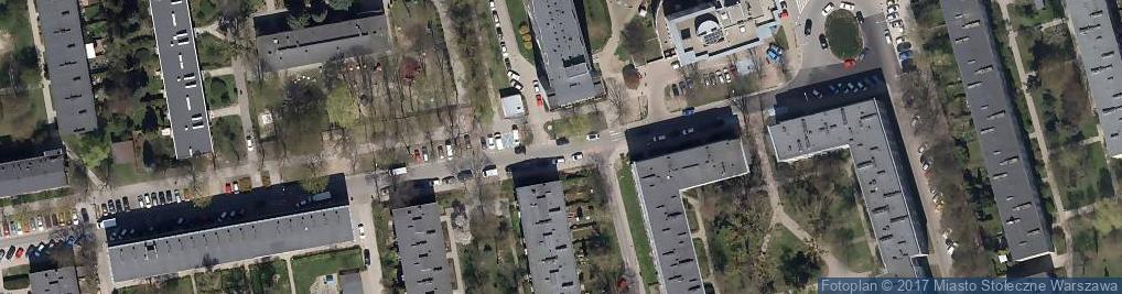 Zdjęcie satelitarne Apartment Dabrowskiego Mokotów ***