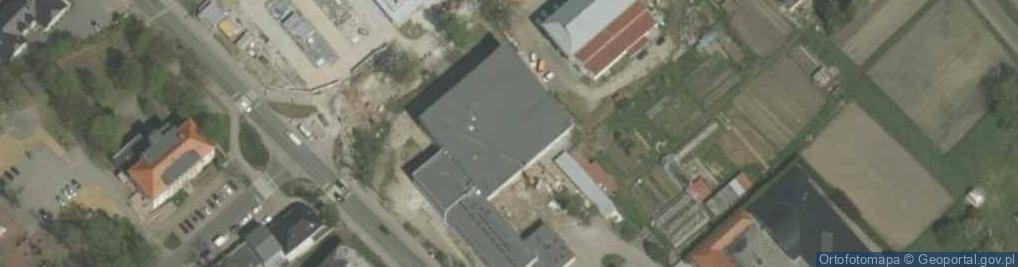 Zdjęcie satelitarne Baza noclegowa MOKSiR