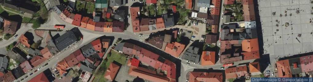 Zdjęcie satelitarne Corner Hostel Żywiec