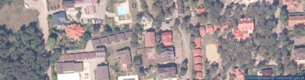 Zdjęcie satelitarne Dom Gościnny Zosia