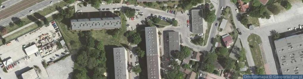 Zdjęcie satelitarne Dom Turystyczny Czyżyny