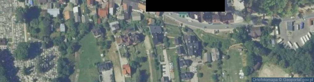 Zdjęcie satelitarne Domki Góralskie