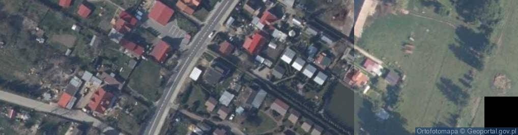 Zdjęcie satelitarne Domki Letniskowe Nad Stawem