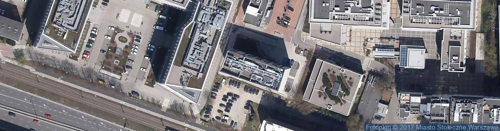 Zdjęcie satelitarne Holiday Inn Express Warsaw Mokotów