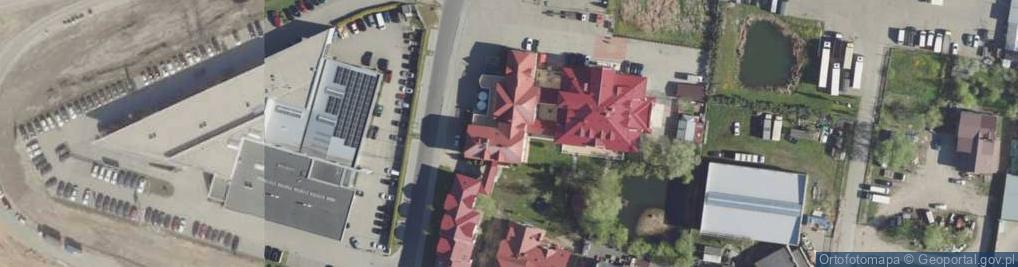 Zdjęcie satelitarne Hotel Belweder przy ul. gen. Kleeberga w Białymstoku
