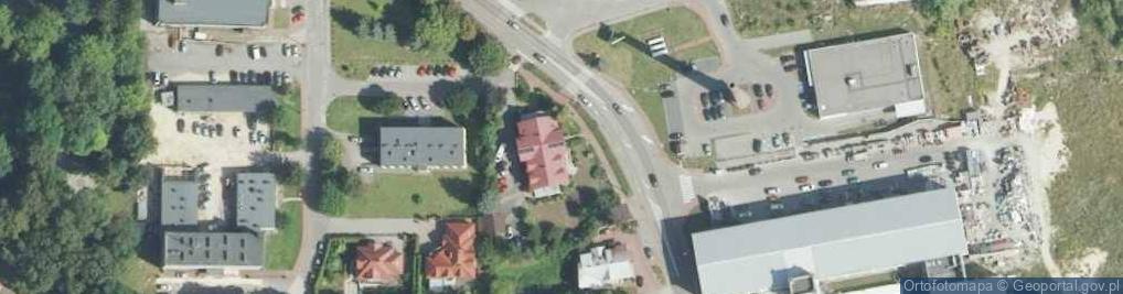Zdjęcie satelitarne Hotel Dworek
