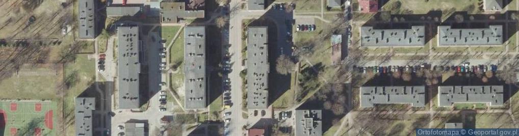 Zdjęcie satelitarne Hotel Robotniczy Fabryki Łożysk Tocznych