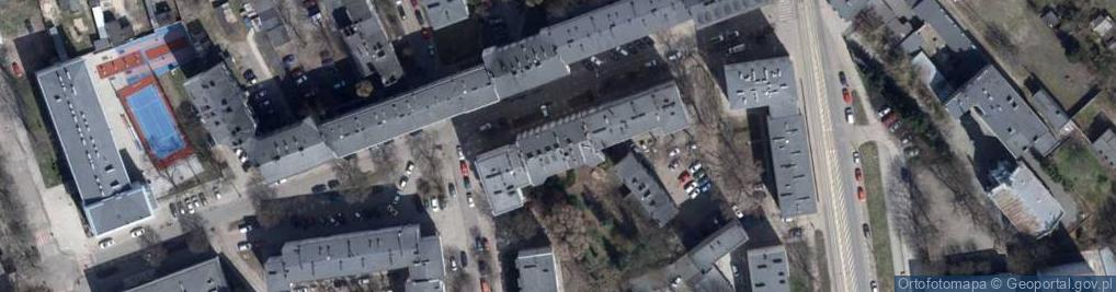 Zdjęcie satelitarne Hotel Urzędu Miasta Łodzi