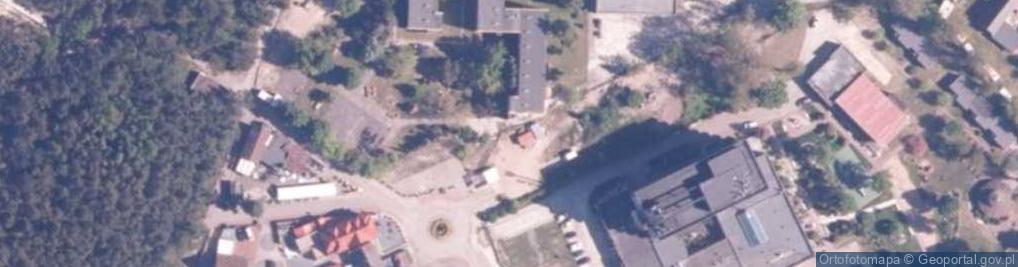 Zdjęcie satelitarne Interferie w Dąbkach **