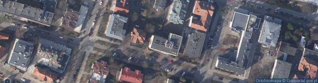 Zdjęcie satelitarne Interferie w Świnoujściu **