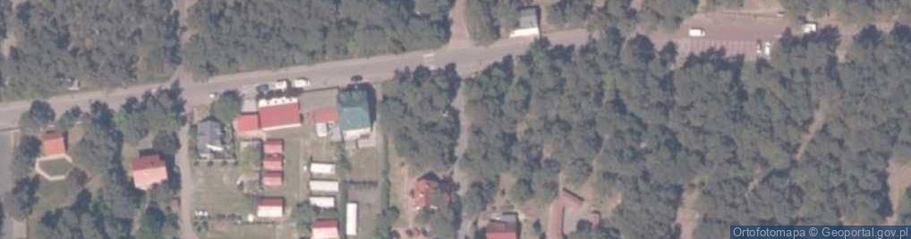 Zdjęcie satelitarne Ośrodek Szkoleniowo-Wypoczynkowy "Bażyna"