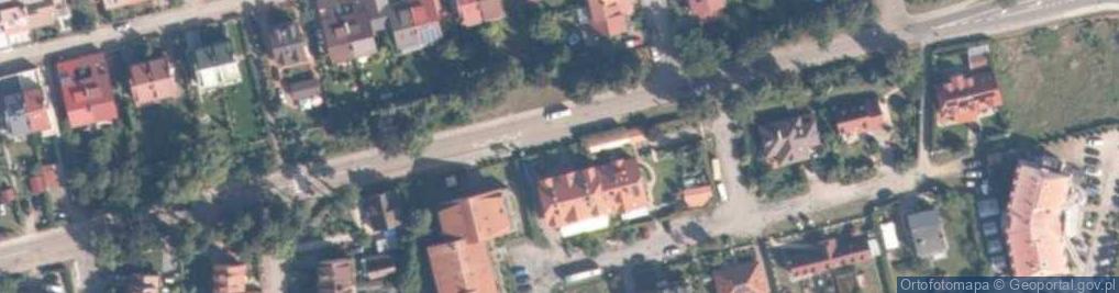 Zdjęcie satelitarne Ośrodek Wczasowy Alicja