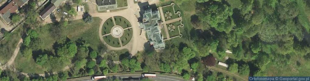 Zdjęcie satelitarne Pałac Będlewo