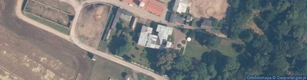 Zdjęcie satelitarne Pałac Kłanino
