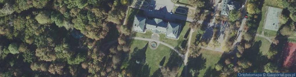 Zdjęcie satelitarne Pałac Sieniawa ***
