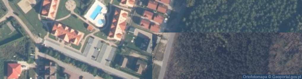 Zdjęcie satelitarne Pokoje oraz Apartamenty Kinga Noclegi dla Rodzin z Dziećmi Wcza