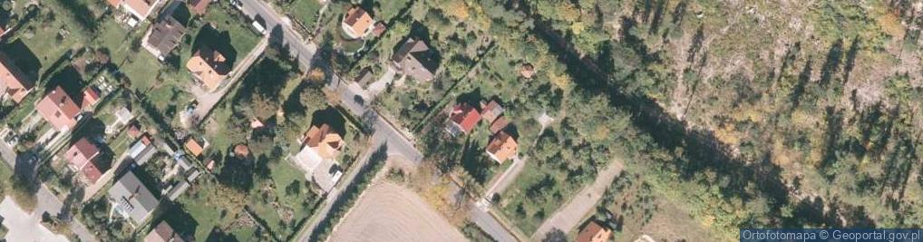 Zdjęcie satelitarne Zaciszny Domek