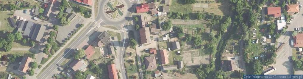 Zdjęcie satelitarne Zajazd Hubertus
