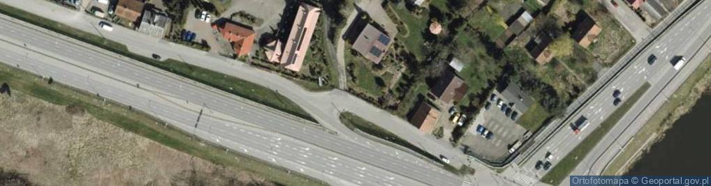 Zdjęcie satelitarne Zajazd Karat