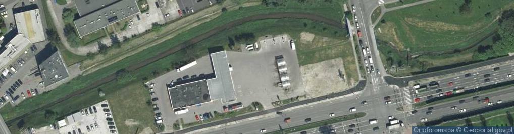 Zdjęcie satelitarne Arge stacja paliw