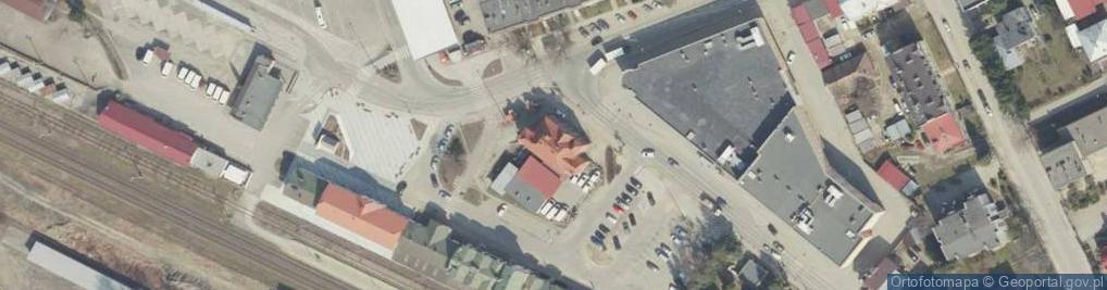 Zdjęcie satelitarne Dworzec PKP/PKS