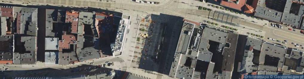 Zdjęcie satelitarne Rynek Katowice