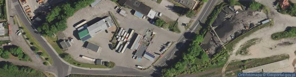 Zdjęcie satelitarne Statoil - stacja paliw