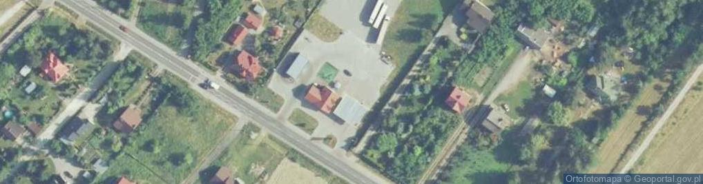 Zdjęcie satelitarne Huzar - Stacja paliw